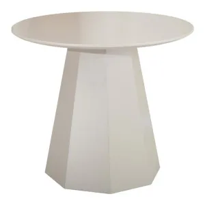 Albacete Round Dining Table, 90cm, Putty by Viterbo Modern Furniture, a Dining Tables for sale on Style Sourcebook
