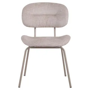 Solleftea Fabric & Metal Dining Chair, Pearl by Viterbo Modern Furniture, a Dining Chairs for sale on Style Sourcebook