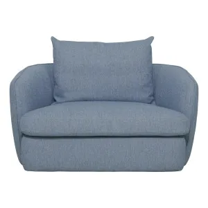 Nest Swivel Armchair in Het Blue by OzDesignFurniture, a Chairs for sale on Style Sourcebook