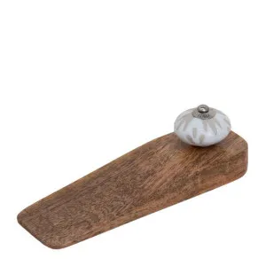 J.Elliot Jayda Natural and White Door Stop by null, a Door Hardware for sale on Style Sourcebook