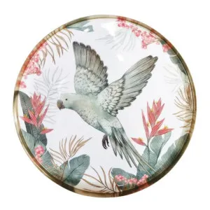 J.Elliot Tropical Gold Large Round Serving Tray by null, a Trays for sale on Style Sourcebook