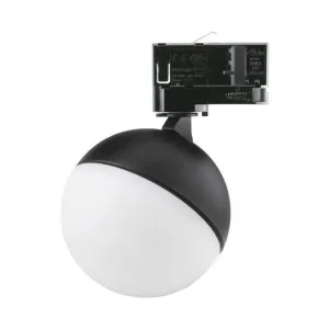 Moon Aluminium 3 Circuit Dimmable LED Track Light, Opal Fascia, CCT, Black by Domus Lighting, a Spotlights for sale on Style Sourcebook