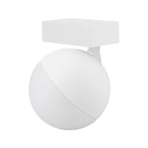 Moon Aluminium Dimmabe LED Wall Light, Opal Fascia, CCT, White by Domus Lighting, a Wall Lighting for sale on Style Sourcebook