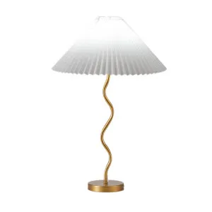 Pontu Table Lamp Gold by James Lane, a Lighting for sale on Style Sourcebook