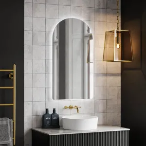 Ingrain Arch Frameless Backlit LED Mirror 500 x 900mm by Ingrain, a Vanity Mirrors for sale on Style Sourcebook