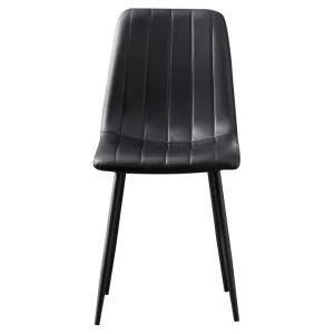 Fred Faux Leather Dining Chair, Black by Brighton Home, a Dining Chairs for sale on Style Sourcebook
