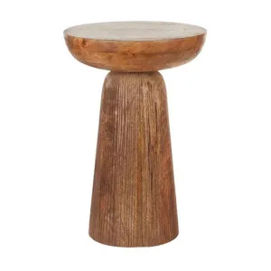 Ligne Timber Round Side Table by Coast To Coast Home, a Side Table for sale on Style Sourcebook