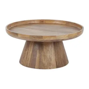 Ligne Mango Wood Round Tray Top Coffee Table, 80cm by Coast To Coast Home, a Coffee Table for sale on Style Sourcebook