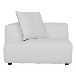 Rubin Sofa End LHF in Het White by OzDesignFurniture, a Sofas for sale on Style Sourcebook