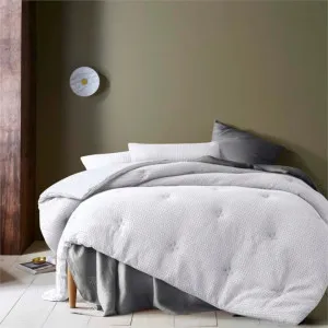 Accessorize Soho Waffle White 3 Piece Comforter Set by null, a Quilt Covers for sale on Style Sourcebook