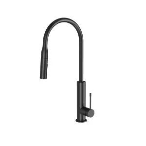 Deja Pull Out Sink Mixer 220 Matte Black by PHOENIX, a Kitchen Taps & Mixers for sale on Style Sourcebook