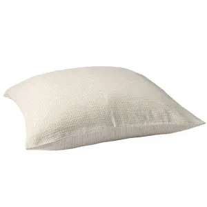 Marina Floor Cushion - Off White w' Natural Stripe by Eadie Lifestyle, a Cushions, Decorative Pillows for sale on Style Sourcebook
