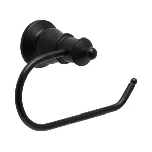 Lillian Toilet Roll Holder Matte Black by Fienza, a Toilet Paper Holders for sale on Style Sourcebook