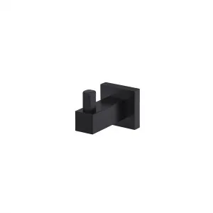 Square Robe Hook Matte Black by Meir, a Shelves & Hooks for sale on Style Sourcebook