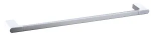 Jaya Towel Rail Single 600 Chrome/White by Ikon, a Towel Rails for sale on Style Sourcebook