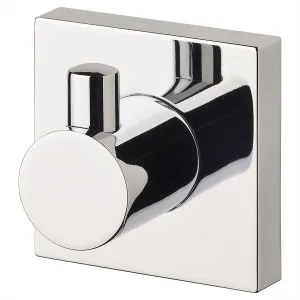 Radii Square Robe Hook Chrome by PHOENIX, a Shelves & Hooks for sale on Style Sourcebook