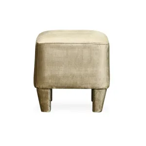 Ely Ottoman - Vintage Gold - Upholstered Leg by Darcy & Duke, a Ottomans for sale on Style Sourcebook
