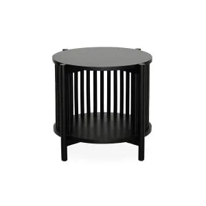 Cove - Bedside Table - Wood - Black by Darcy & Duke, a Bedside Tables for sale on Style Sourcebook