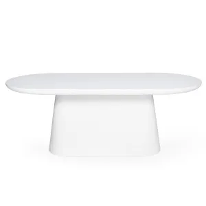 Clifton Oval Dining Table - White by Darcy & Duke, a Dining Tables for sale on Style Sourcebook