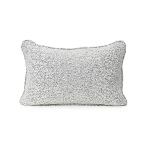 Coco Piped Lumbar Cushion - Black And White Boucle by Darcy & Duke, a Cushions, Decorative Pillows for sale on Style Sourcebook