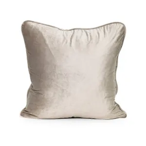 Coco Piped Velvet Cushion - Nougat ( Self Piping ) by Darcy & Duke, a Cushions, Decorative Pillows for sale on Style Sourcebook