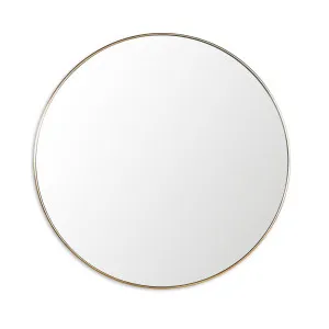 Gatsby Mirror Round - Gold Metal by Darcy & Duke, a Mirrors for sale on Style Sourcebook