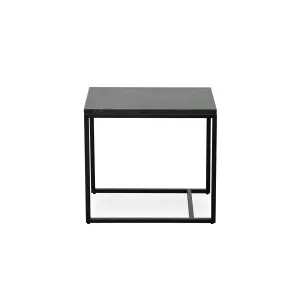 Reno Side Table Small - Black Marble by Darcy & Duke, a Side Table for sale on Style Sourcebook