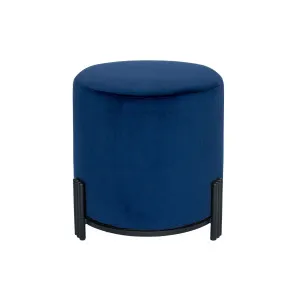 Luca Ottoman - Navy by Darcy & Duke, a Ottomans for sale on Style Sourcebook