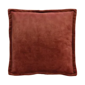 Essential Plush velvet Cushion - Burnt Copper by Darcy & Duke, a Cushions, Decorative Pillows for sale on Style Sourcebook