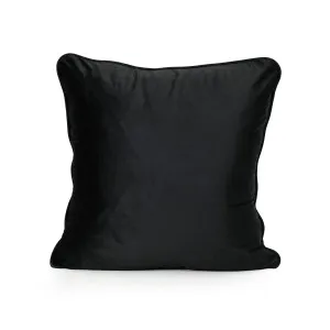 Coco Piped Velvet Cushion - Black ( Self Piping ) by Darcy & Duke, a Cushions, Decorative Pillows for sale on Style Sourcebook
