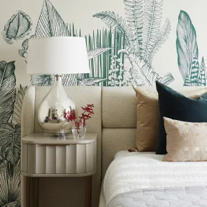 Baxter Bed - Textured Pearl - King by Darcy & Duke, a Bed Heads for sale on Style Sourcebook