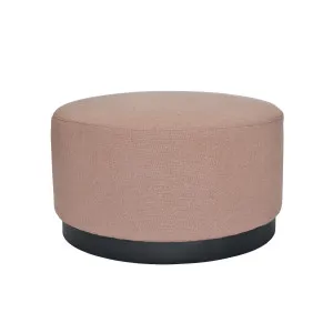 Tribeca Medium Ottoman - Clay by Darcy & Duke, a Ottomans for sale on Style Sourcebook