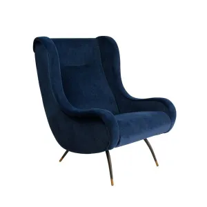Verona Occasional Chair - Navy by Darcy & Duke, a Chairs for sale on Style Sourcebook