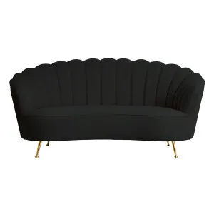 Shell Sofa - Black by Darcy & Duke, a Sofas for sale on Style Sourcebook