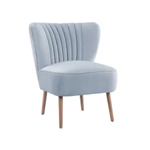 Blue Grey Slipper Chair by Darcy & Duke, a Chairs for sale on Style Sourcebook