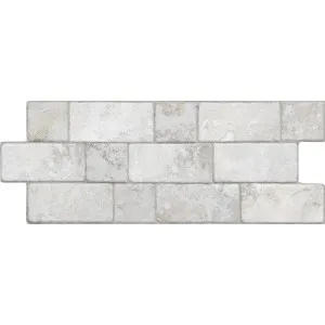 Roma Travertine Modular White Textured Tile by Beaumont Tiles, a Porcelain Tiles for sale on Style Sourcebook