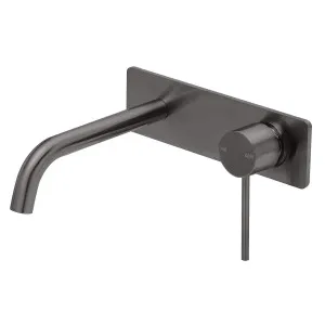 Vivid Slimline SwitchMix Wall Basin/Bath Mixer Set 180 Trim Kit Brushed Carbon by PHOENIX, a Bathroom Taps & Mixers for sale on Style Sourcebook