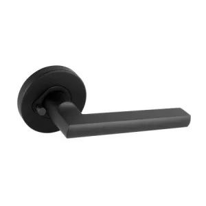 Choice Lianna Privacy Lever Set in Matte Black by Gainsborough, a Door Hardware for sale on Style Sourcebook