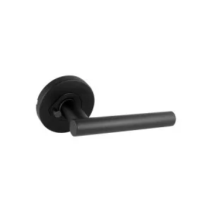 Choice Amelia Privacy Lever Set in Matte Black by Gainsborough, a Door Hardware for sale on Style Sourcebook