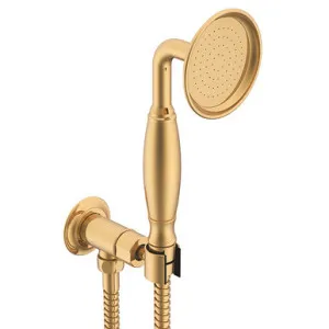 Eternal Handshower On Hook Brush Brass | Made From Stainless Steel/Brass In Brushed Brass By ADP by ADP, a Showers for sale on Style Sourcebook