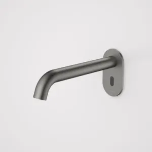 Liano II Sensor 210mm Wall Outlet | Made From Steel/Stainless Steel In Gunmetal By Caroma by Caroma, a Bathroom Taps & Mixers for sale on Style Sourcebook