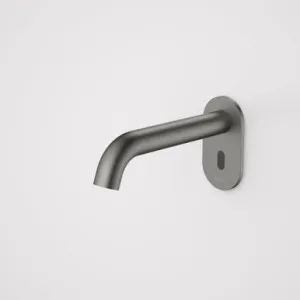 Liano II Sensor 175mm Wall Outlet | Made From Steel/Stainless Steel In Gunmetal By Caroma by Caroma, a Bathroom Taps & Mixers for sale on Style Sourcebook