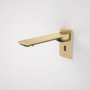 Urbane II Sensor 180mm Wall Outlet Brushed | Made From Brass/Brushed Brass By Caroma by Caroma, a Bathroom Taps & Mixers for sale on Style Sourcebook