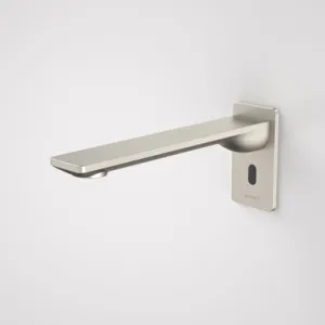 Urbane II Sensor 220mm Wall Outlet | Made From Brass In Brushed Nickel By Caroma by Caroma, a Bathroom Taps & Mixers for sale on Style Sourcebook