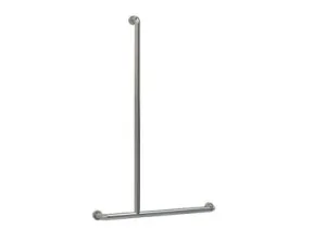 Inverted T Shower Rail (Left Hand) Stainless Steel | Made From Stainless Steel/Satin In Chrome Finish By Oliveri by Oliveri, a Showers for sale on Style Sourcebook