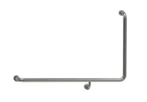90 Degree Grab Rail (Left Hand) Stainless Steel | Made From Stainless Steel/Satin In Chrome Finish By Oliveri by Oliveri, a Showers for sale on Style Sourcebook