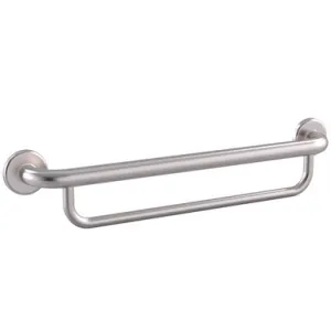 Care Grab Rail Straight With Towel Rail 600mm Brushed | Made From Stainless Steel In Brushed Stainless Steel By Raymor by Raymor, a Showers for sale on Style Sourcebook