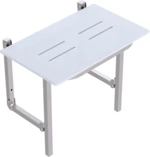 Care Folding Shower Seat 600 X 400mm Brushed | Made From Stainless Steel By Raymor by Raymor, a Towel Rails for sale on Style Sourcebook