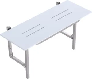 Care Folding Shower Seat 960 X 400mm Brushed | Made From Stainless Steel By Raymor by Raymor, a Towel Rails for sale on Style Sourcebook