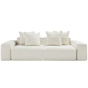 Riley Boucle Ivory Modular Sofa - 2 Seater by James Lane, a Sofas for sale on Style Sourcebook